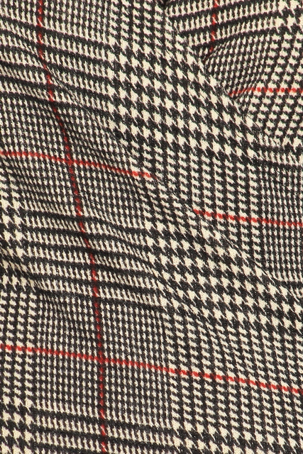 Plus Size Cold Shoulder Plaid Top  Photo 2