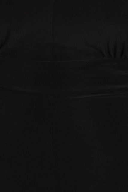 Women's Keyhole Solid Knit Romper Black Photo 2