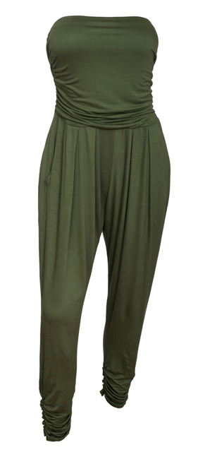 Plus Size Jumpsuit Olive Photo 1