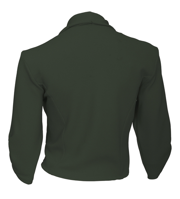 Plus Size Open Front Cropped Jacket Olive Photo 2