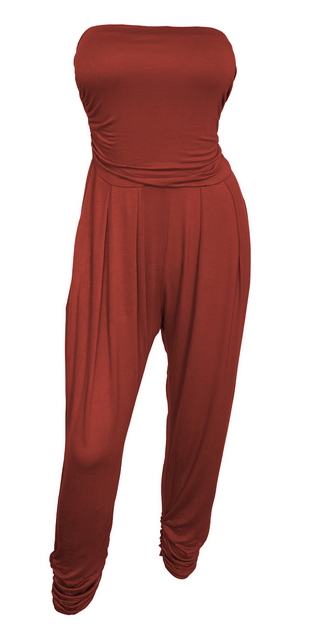 Plus Size Jumpsuit Brick Photo 1
