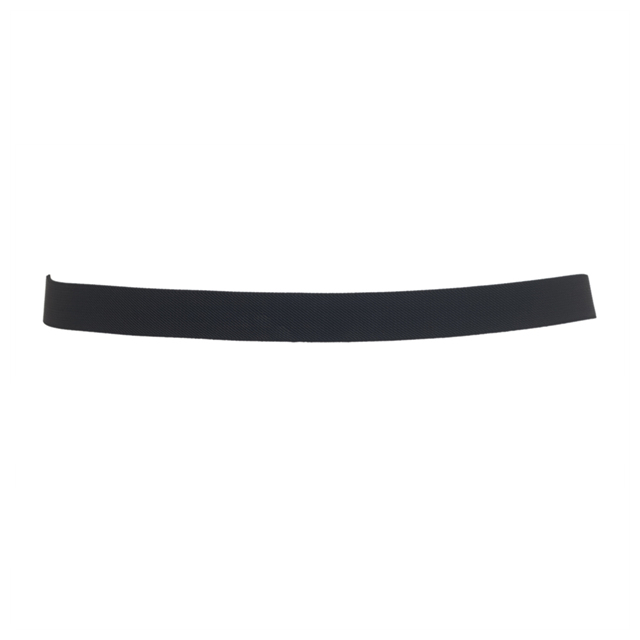 Plus size Flower Buckle Skinny Elastic Belt Black Photo 1