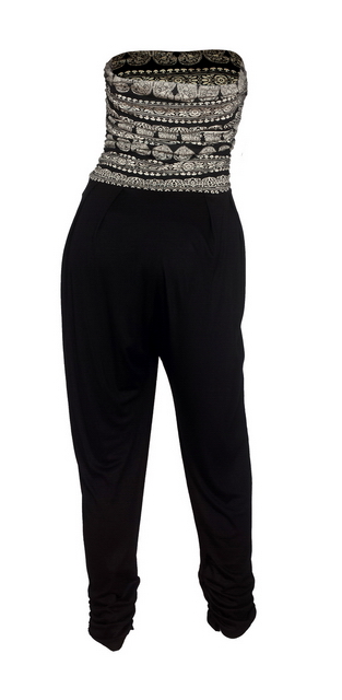 Plus Size Jumpsuit Designer Print 21818H Photo 2