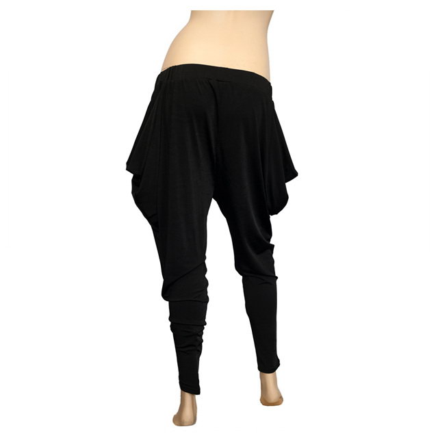 Plus Size Harem Pant Black Photo 3