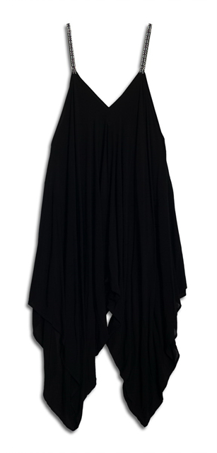 Plus Size Maxi Draped Loose Fit Harem Jumpsuit Black Photo 1