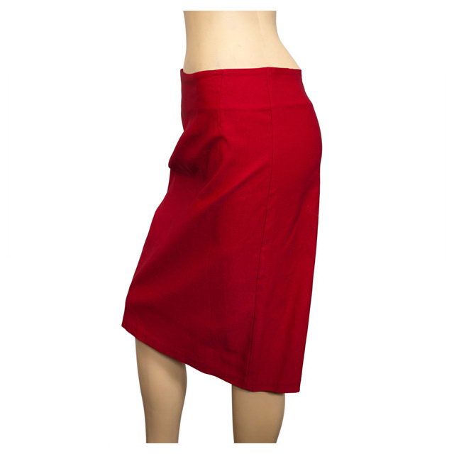 Jr Plus Size Pencil Skirt Red Photo 2