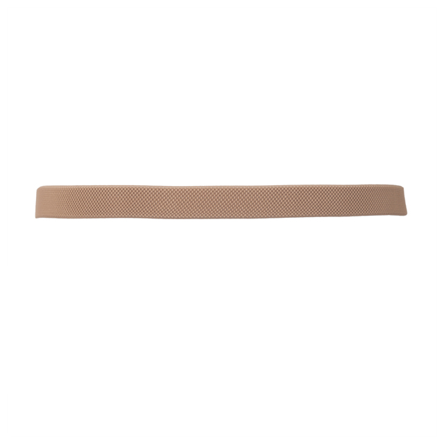 Plus size Leaf Interlocking Buckle Elastic Belt Khaki Photo 1