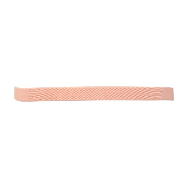 Plus size Leaf Interlocking Buckle Elastic Belt Pink Photo 1
