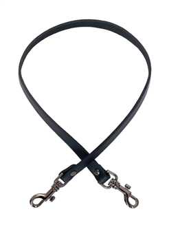 Replacement Purse Shoulder Straps 5/8 inch Width 26 inches Length Black with Gunmetal Hardware