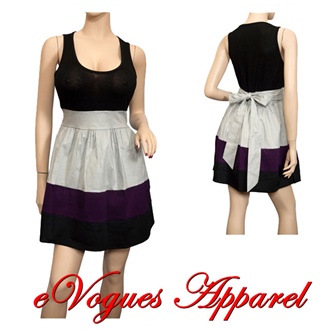 block purple plus mini dress evogues