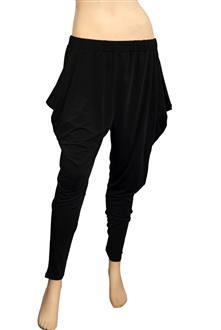 Plus Size Harem Pant Black