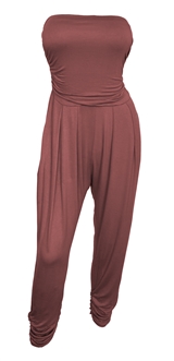 Plus Size Jumpsuit Rust