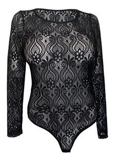 bodysuit lace plus sleeve evogues