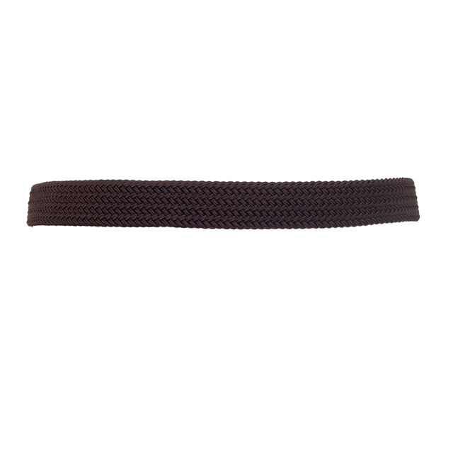 Plus Size Braided Woven Stretch Belt Brown Photo 3