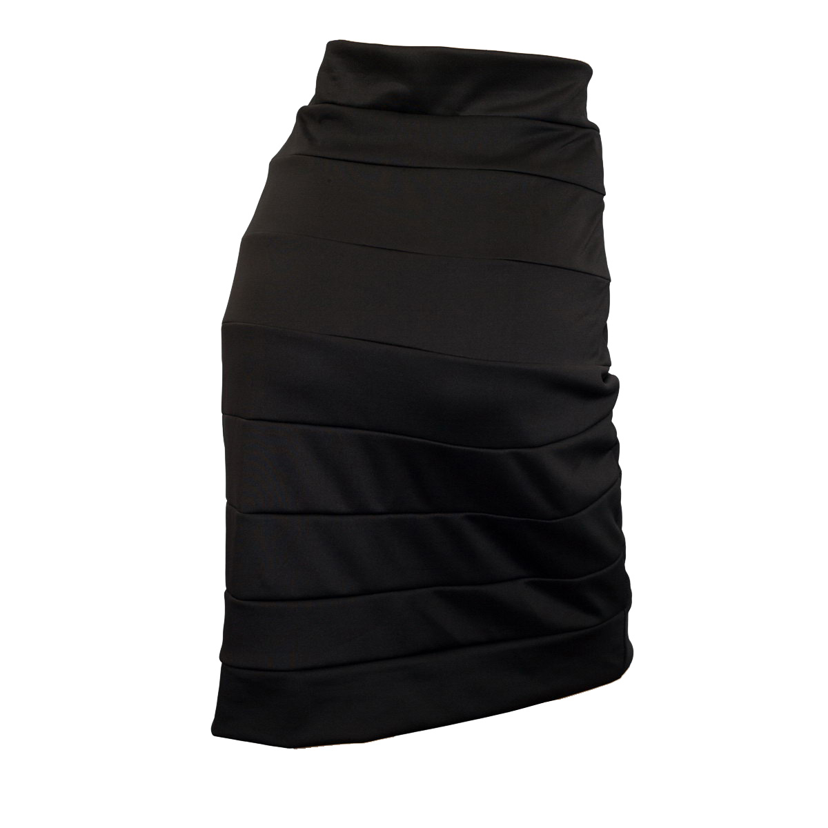Plus size Bandage Pull On Pencil Skirt Black | eVogues Apparel