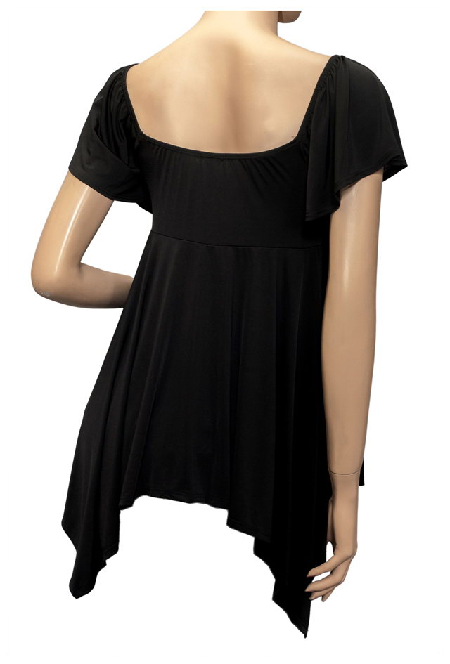 plus size deep v neck