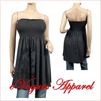 smocked floral plus babydoll bodice gray evogues