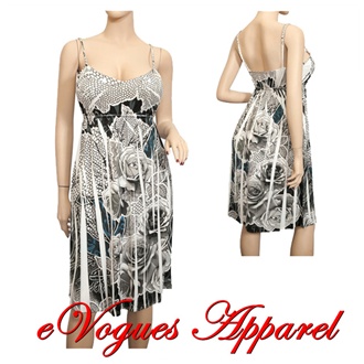 cami floral plus dress evogues