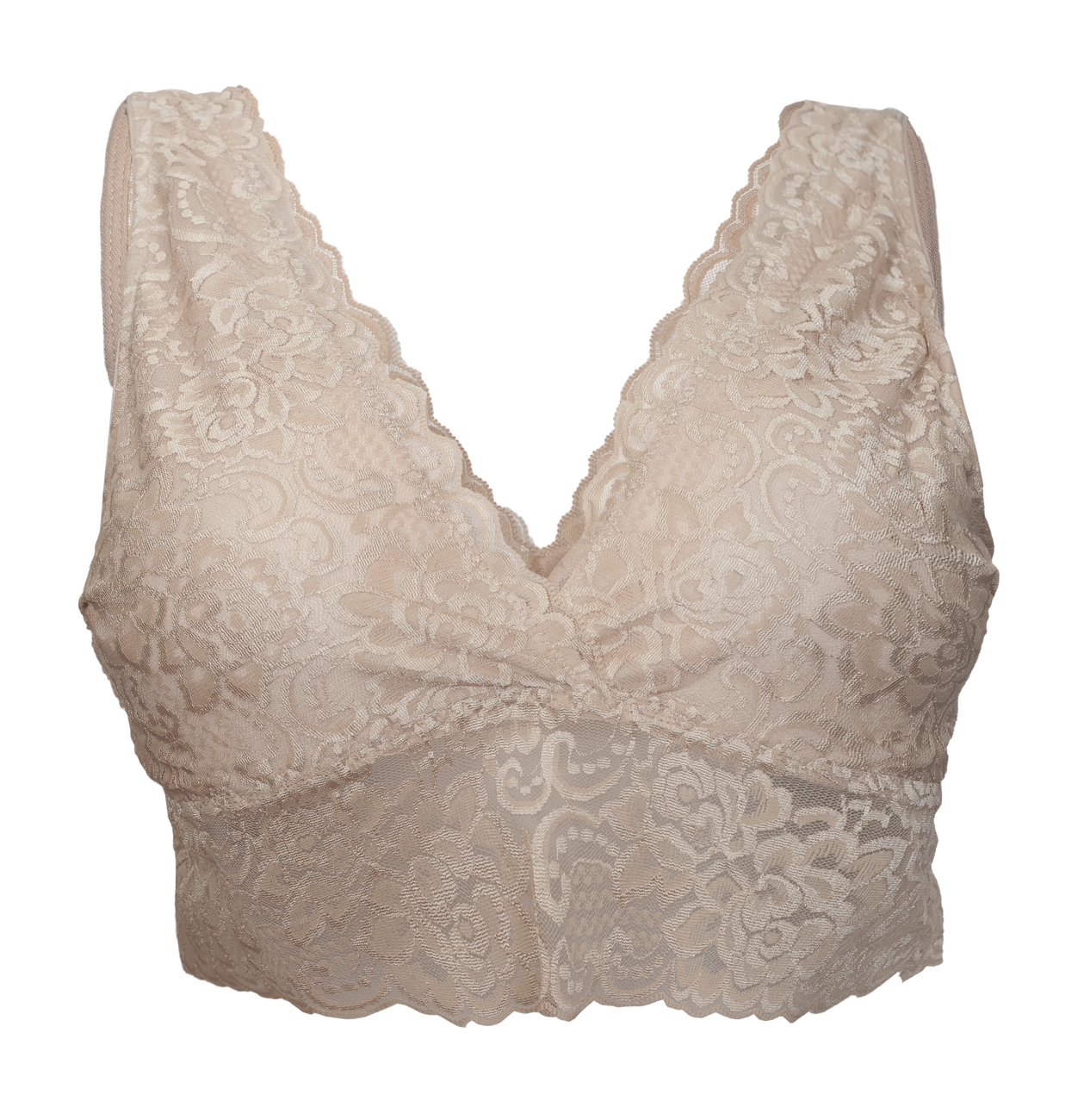 deep v neck bralette