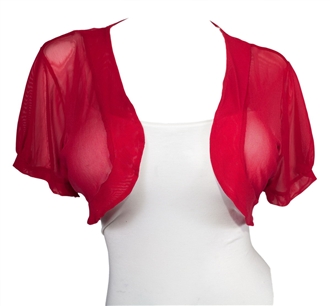 plus size sheer cropped bolero shrug red evogues apparel red shrugs plus size