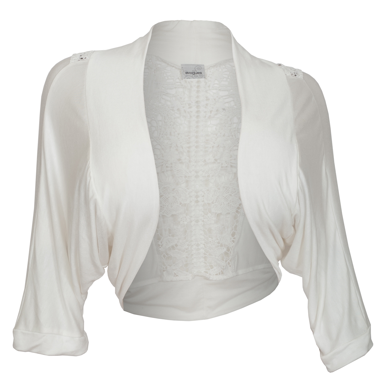 plus size white shrug cardigan